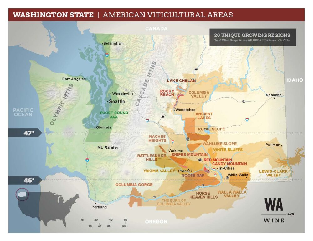 Wine Growing Regions Maps