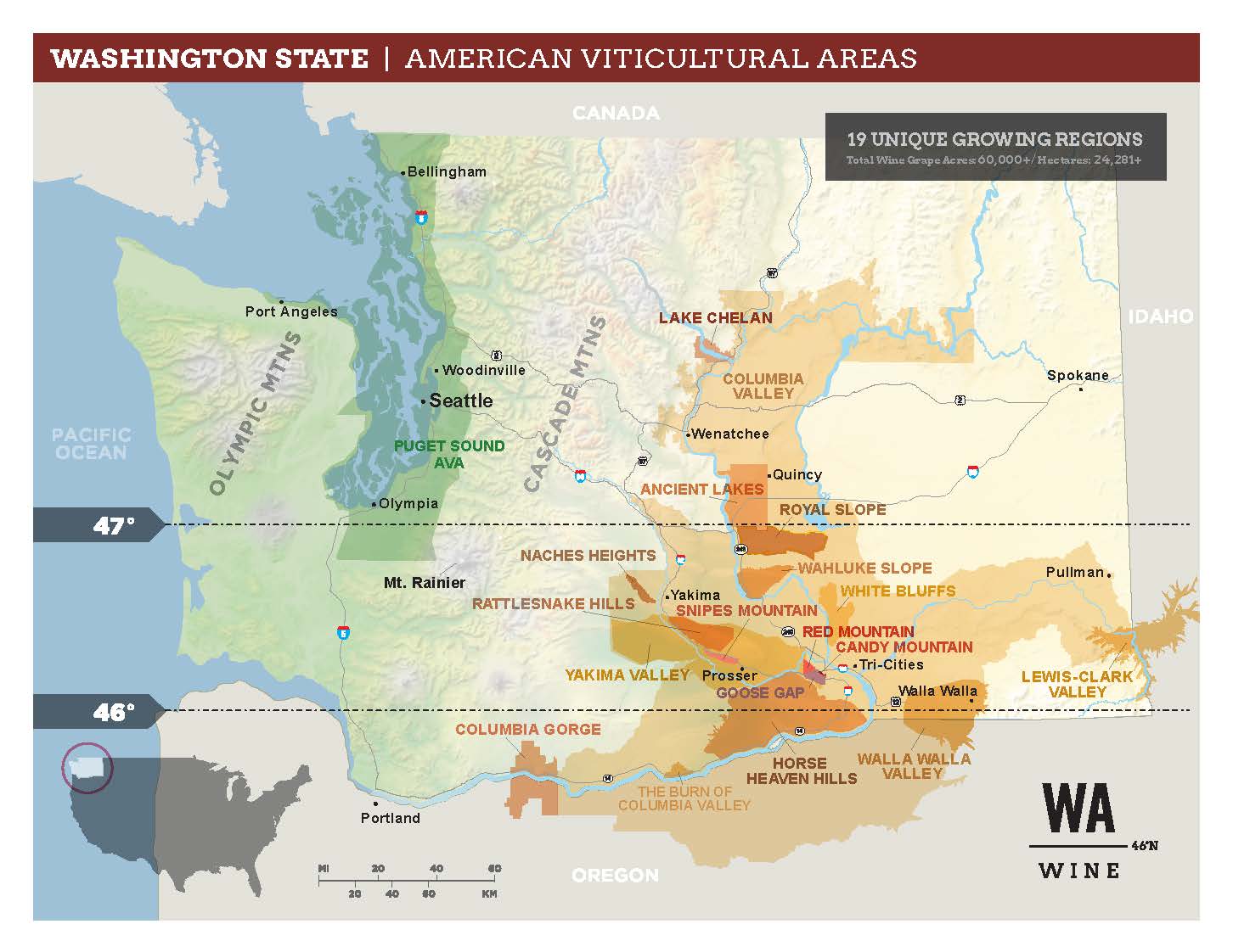 Regions & AVAs - Washington State Wine Commission